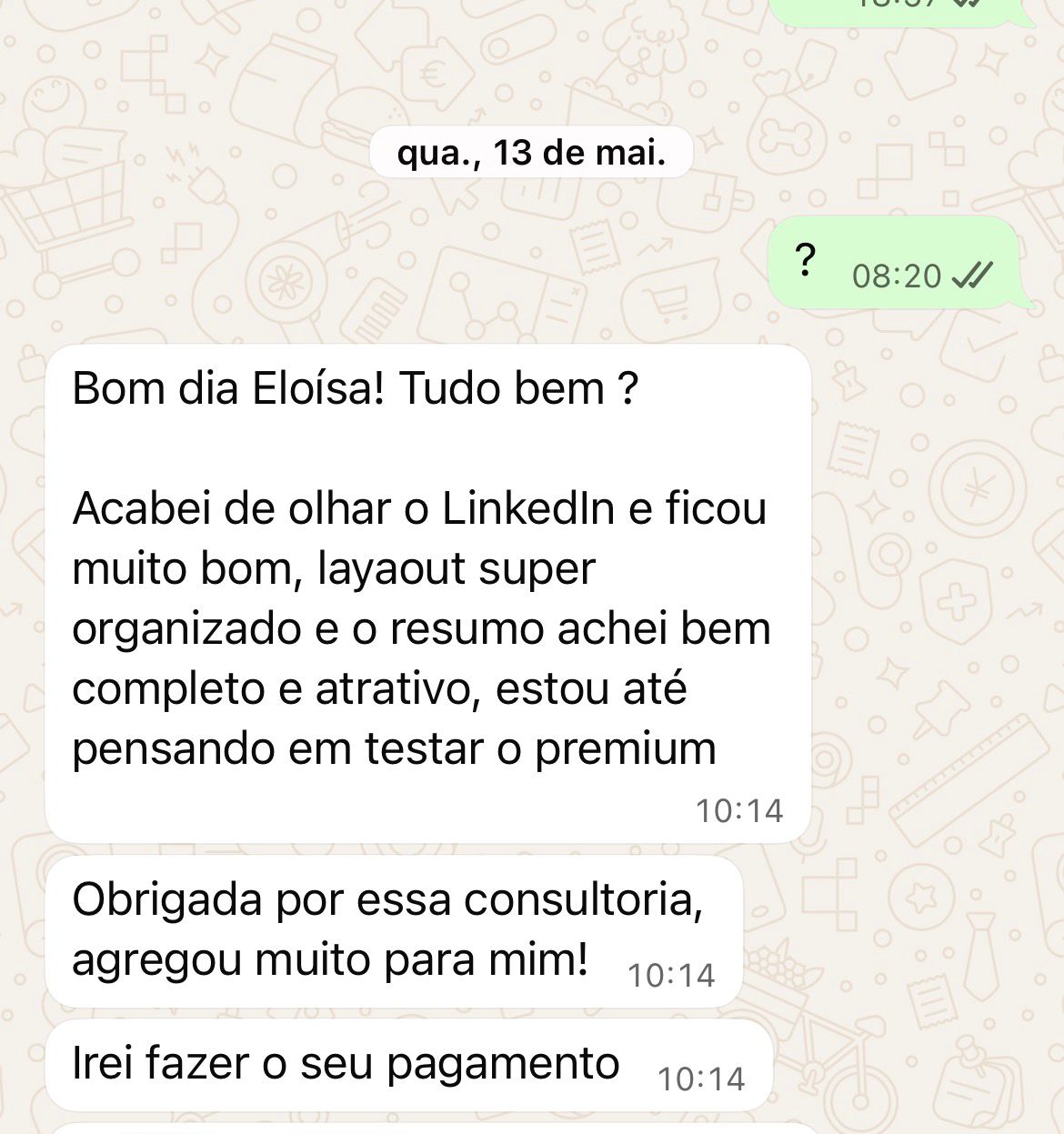 Feedback de cliente 1
